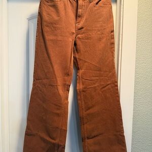 Orange/brown Free People Jeans